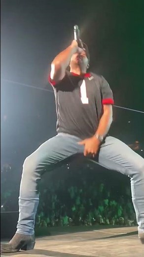 Luke Bryan Dancing At Raised Up Right Tour In Jacksonville Fl- October 28 2022
