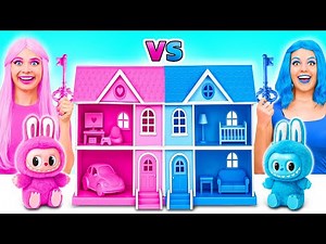 Nagtatayo Kami ng Kamangha-manghang Bahay Manika para sa Labubu