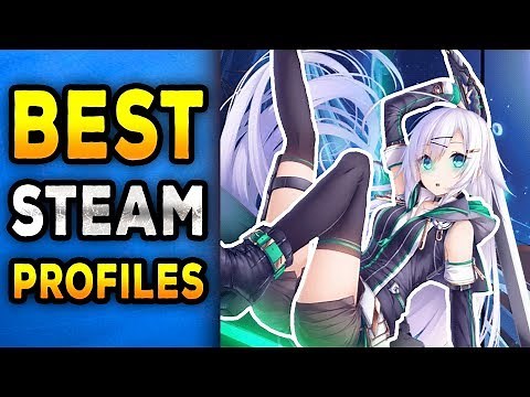 #5: TOP 5 STEAM ANIME PROFILES - TOP ARTWORK STEAM, BEST DESIGNS, BEST ANIMATIONS