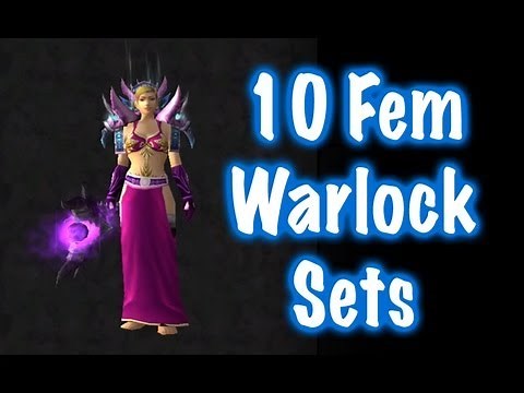 10 Sxc Warlock Transmog Sets #1 (World of Warcraft)