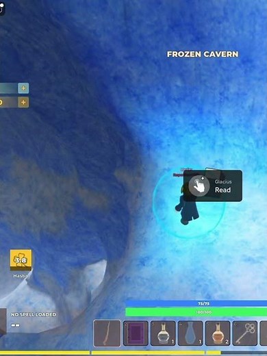 How to get the spell Glacius in Ro wizard 🧙 #roblox #shortsfeed #gaming