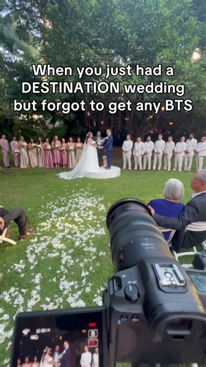 So now I have cinematic shots of everyone else working hard… #dvhweddings #wedding #weddingseason