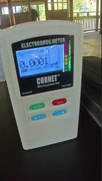 2025-11-06 [Th] 09-38 Cornet Electrosmog Meter - RF Radiation Test