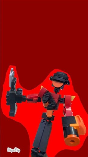 Robot FAKE lego Trolldier banging Rocket jumper