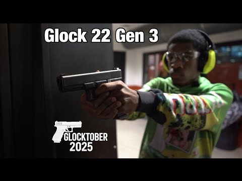 Glock 22 Gen First Shots at the Range | GLOCKTOBER 22, 2025