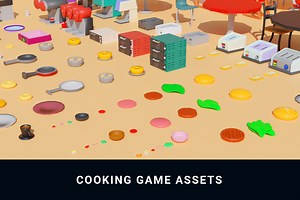 3D FOOD & COOKING PACK (LOWPOLY) | 3D Food | Unity Asset Store