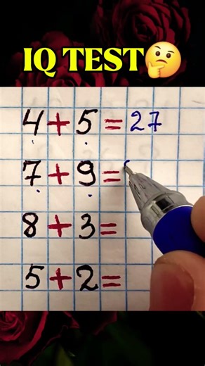IQ TEST 🔥 #MATH #LOGIC #PUZZLEMATH #EDUCATION #IQTEST