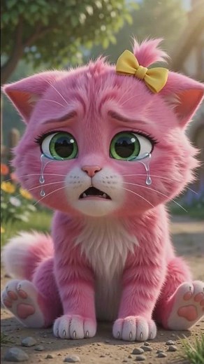Pink Kitten's Emotional Journey 😿 | Cute Cat Story | AI Animated Short
