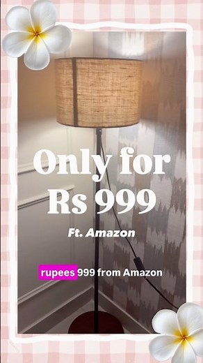 Amazon Floor Lamp Under ₹999! 😱 Aesthetic Home Decor Finds