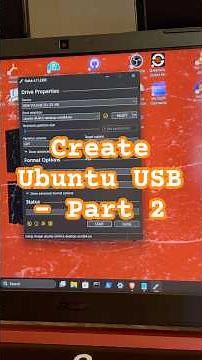 Create Ubuntu Bootable USB Drive - Part 2. #linux #ubuntu #tech #technology #laptop