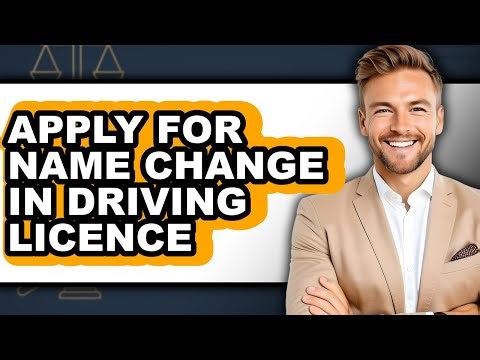 How To Apply For Name Change In Driving Licence (Updated)