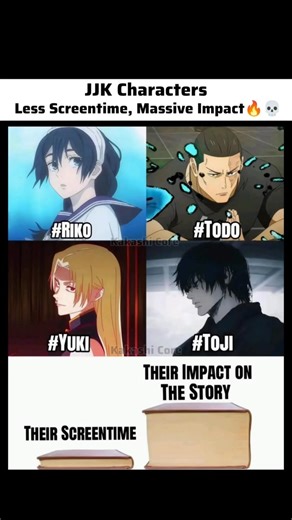 "JJK Characters: Less Screentime, Massive Impact 🔥💀”