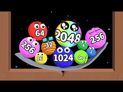 Merge Balls - 2048 Puzzle (Draw To Merge)