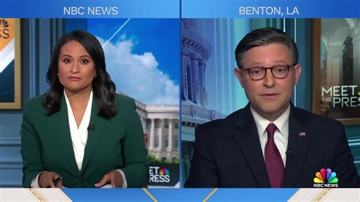 WATCH: House Speaker Mike Johnson (R-La.) says Donald Trump’s medical records are “irrelevant” after Kamala Harris’ released hers. @SpeakerJohnson: “The American people don’t care about the cholesterol level of Donald Trump.” | Meet the Press