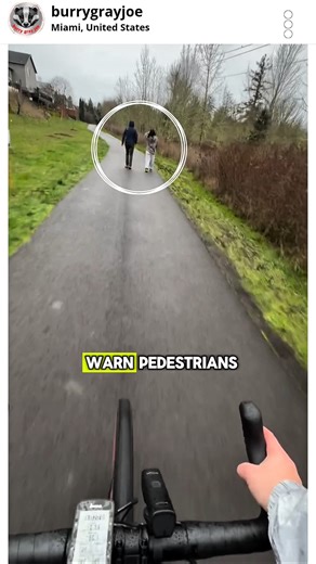 a strange bicycle bell sound