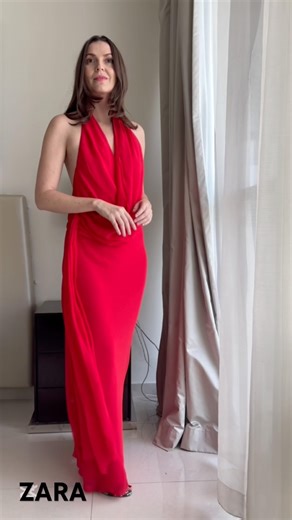 Red drop from ZARA #zara #outfitideas #zaraspring #luxurystyle