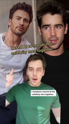 AI Morphing Jude Law and Colin Farrell: A Celebrity Transformation