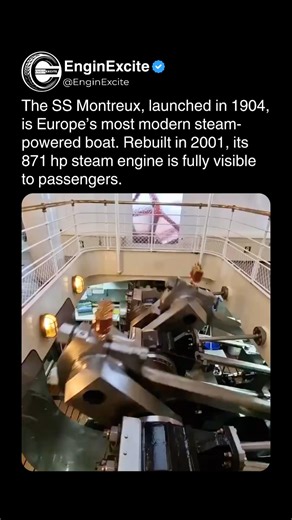 Look at the Size of this Steam Engine