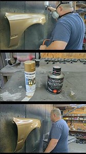 Using Minwax Instead of Auto Clear Coat 😬 #painting #automotive #hack