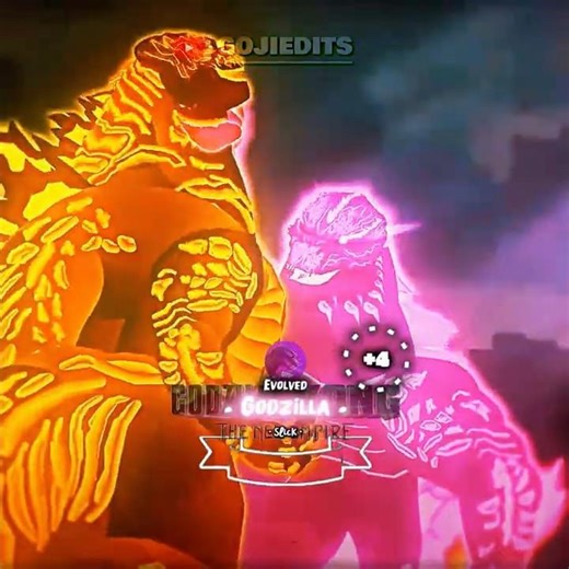 Slick Evolved Godzilla vs Pandy Evolved Godzilla