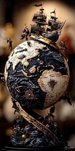 Magical Pirate Globe of the Lost World