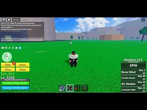 How to do an easy spin combo (blox fruits)