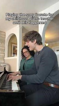 playing my song for my childhood piano teacher. ‘this is what autumn feels like’ is out everywhere.