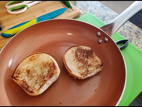 How to Toast Buns in a Pan with Mayo