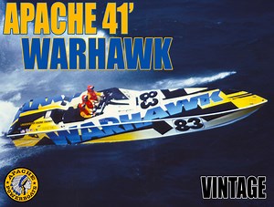 31K views · 932 reactions | Experience the adrenaline rush of the Apache 41' Warhawk dominating the Lake Michigan waters, as it showcases its raw power and speed. Since this vintage clip was captured, Warhawk has been fully restored by Mark McManus himself! #Apache #Powerboats #Boating #OffshoreRacing #Quality #Power #Performance #Legendary #OffshoreBoating | Apache Powerboats | Facebook