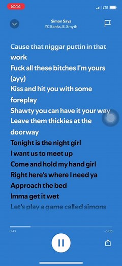 Simon says - YC Banks, B Smyth (Lyrics) | #spotify #foryoupagе #lyrics #viral #fyp