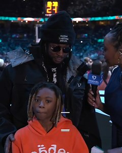 Hometown show this Saturday 🏠 We caught up with 2 Chainz at last night's Atlanta Hawks game! He’s ready to kick off the CFP National Championship weekend with Lil Wayne, Gucci Mane and Muni Long at AT&T Playoff Playlist Live! Don’t miss out—grab your tickets now! 🎟️: https://bit.ly/42eLv20 | State Farm Arena