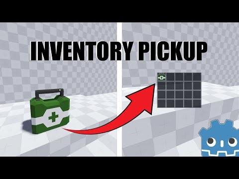 Godot 3D FPS Inventory System – Part 4 | Adding Items To The Inventory