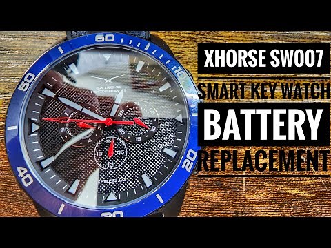 XHORSE SW007 SMART KEY REMOTE WATCH BATTERY REPLACEMENT TUTORIAL#xhorse #XHORSEWATCH#technology
