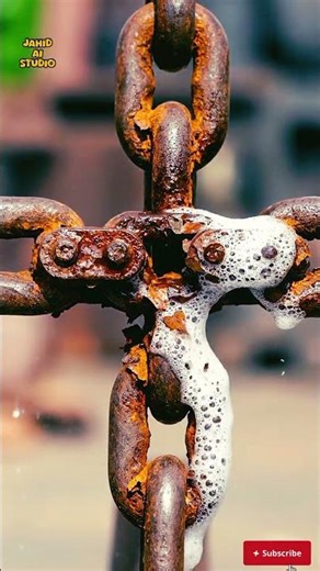 Old Rusty chain 🆚 Shiny chain 💥😱|| #shortvideo #youtubeshorts #viral #trending