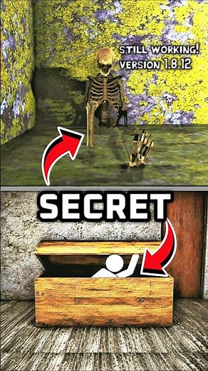 Granny Secret Room Trick New Version 1.8.12💀🔥#granny #grannyglitches #grannygame #granny1