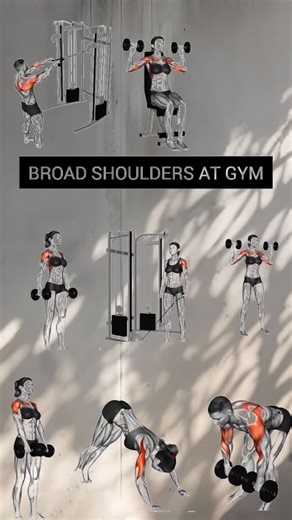 Shoulder exercises chart #fblifestyle | Azra Fitness