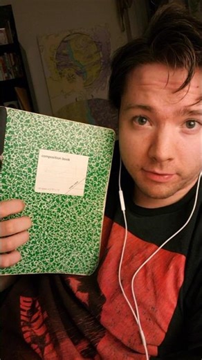 ASMR Lo-Fi Tapping On A Composition Notebook | #asmr #shorts