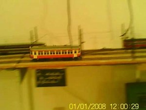 O-Scale Trolley Layout Run - Aerial View