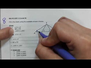 Geometry District Midterm Exam Review #1-13| Regular Geometry Classes| Ch.1-5