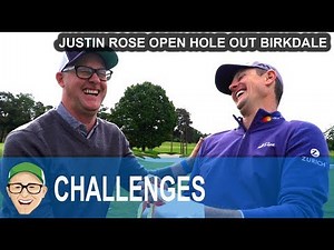Justin Rose The Open Pitch In Birkdale