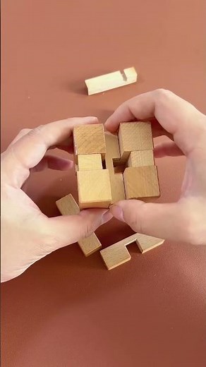 Can you build a cube out of these wooden blocks?