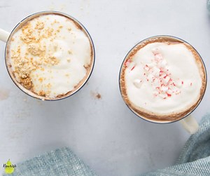 The Best Hot Chocolate Toppings - Nourish Nutrition Blog - for one or a crowd