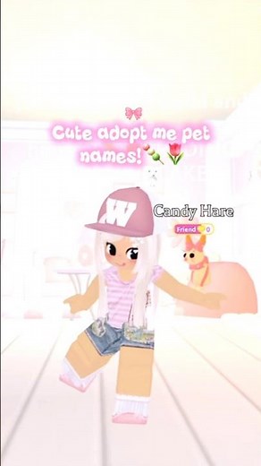 Adopt me pet name ideas! 🌷🌸 #shorts #fyp #adoptme #roblox