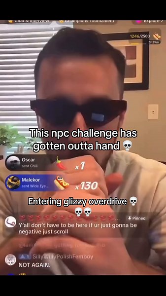 Glizzy Overdrive NPC Challenge Meme Compilation