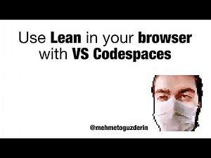 Use Lean in Browser with VS Codespaces