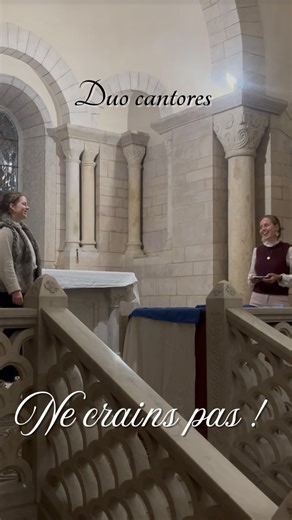Sabine et Fabiola on Instagram: "« Ne crains pas, je suis ton Dieu, C’est moi qui t’ai choisi, appelé par ton nom. Tu as du prix à mes yeux et je t’aime. Ne crains pas car je suis avec toi. » #Chant #polyphonie #musiquesacré"