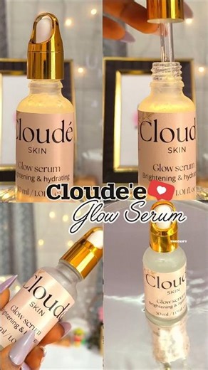 Cloudé Glow Serum ✨ Skin Brightening & Hydrating Serum Review 💖 #skincare
