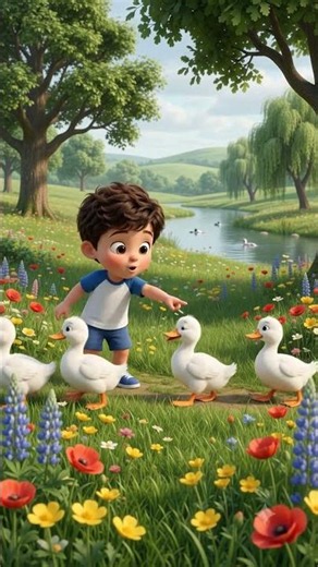 Learn Numbers 1–5 with Zuzu & Cute Ducks | Counting for Kids 🦆✨ #kids