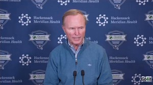 List of quotes from 2021 John Mara press conference after firing Joe Judge about nepotism "That perception has been created by you and others" on perception of no accountability for family members after firings of others "They do not have undo influence on the final decisions that are made here" About Chris Mara "Chris (Mara) is a very skilled evaluator but he does not have any authority here" On Chris Mara being 1 of 3 people in GM interviews "Chris is in those interviews because he's part of o