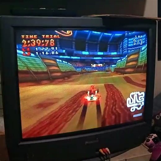 80K views · 172 reactions | The confetti was flying as Damien Townley crossed the finished line on Crash Team Racing for the PS1. Racing as the genetically enhanced hybrid of a dingo and a crocodile known as Dingodile, Damien was a power slide master in the Tiny Arena where he took the checkered flag at 4:07.650. #ps1 #racinglife | Twin Galaxies | Facebook